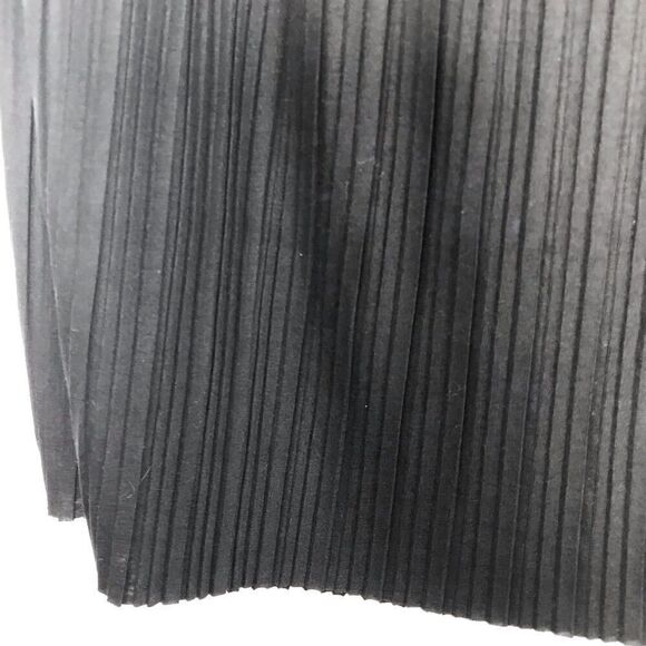 Joan Vass NEW Black Micro Pleated Stretch Skirt - Picture 6 of 9